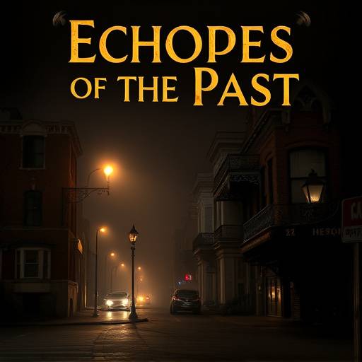 Poster for 'Echoes of the Past', a mysterious thriller series filmed in historic Pasadena