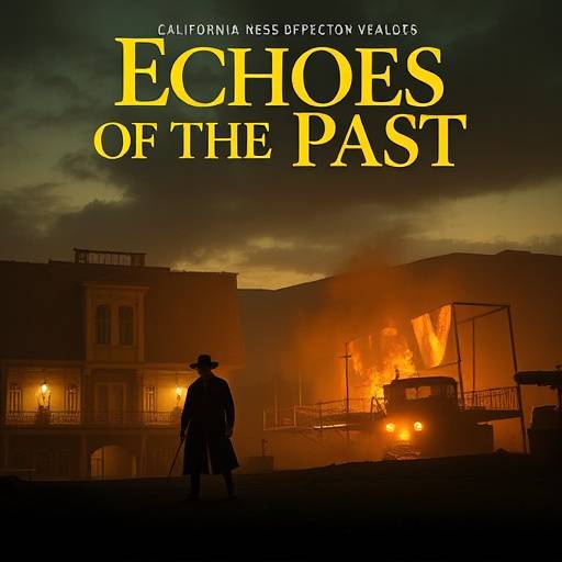Poster of 'Echoes of the Past', a historical drama set in early California