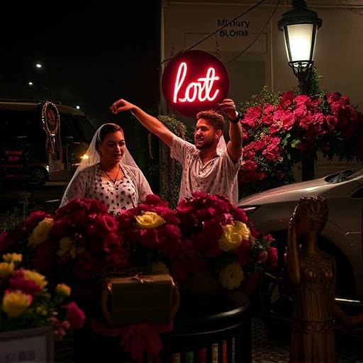 Poster of 'Midnight Bloom', a mystery series about a late-night florist in West Hollywood