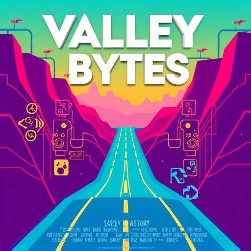 Poster of 'Valley Bytes', a comedy about tech startups in Silicon Valley